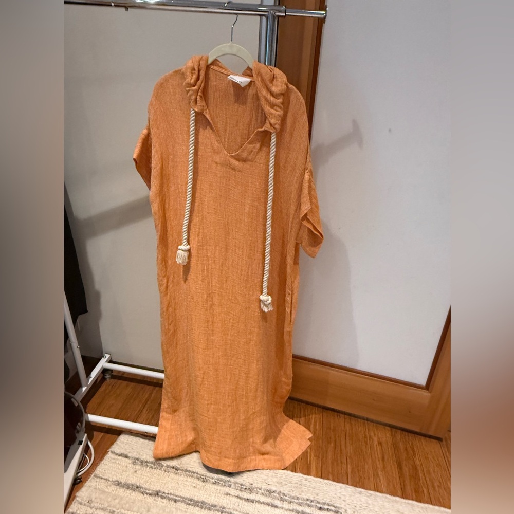 Lisa Marie Fernandez gauze cotton in a lovely orange.
